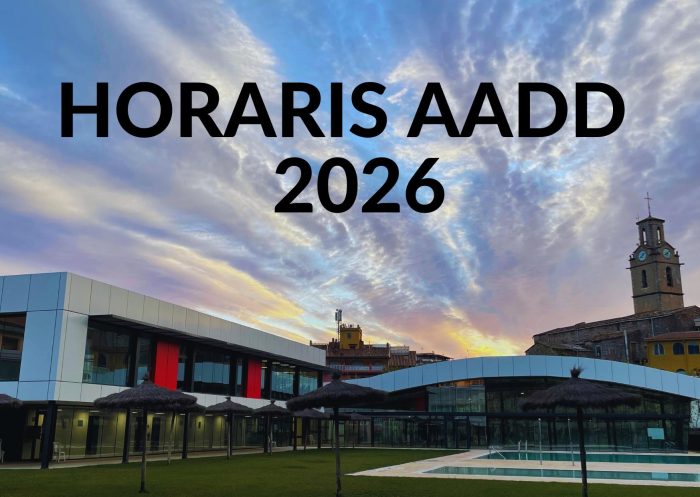 HORARI AADD 2026