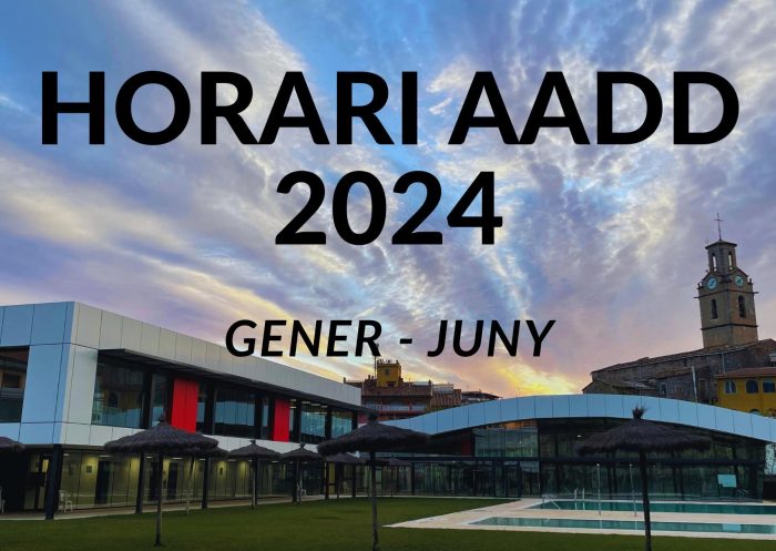 HORARI AADD 2024