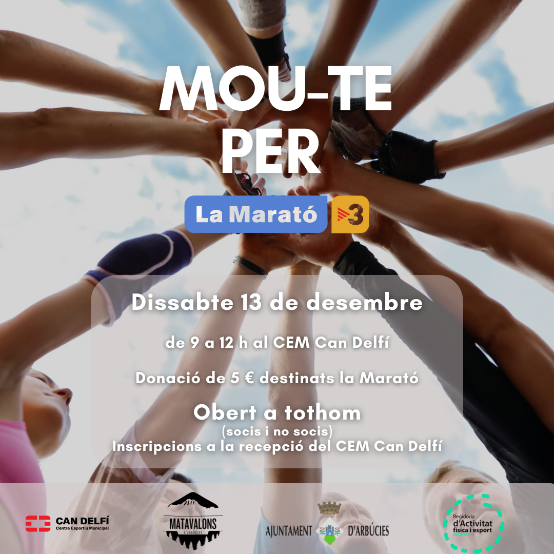 MOU-TE PER LA MARATÓ DE TV3
